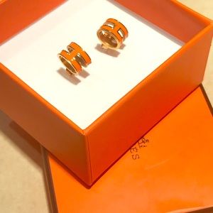 Orange Earrings